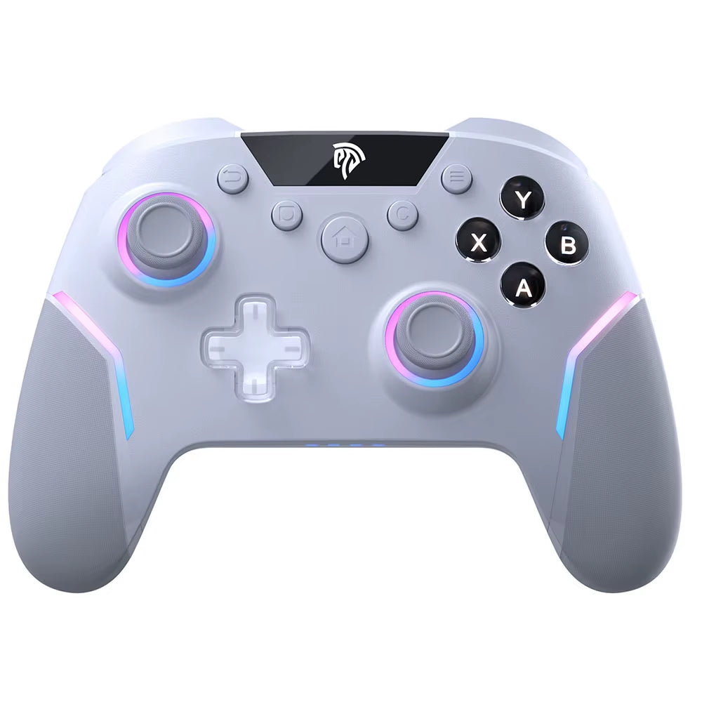Easysmx X20 Wireless Gamepad Enhanced Controller Compatible with Pc/Ns/Tv/Phone/Laptop, Hall Micro Triggers Joystick RGB Effect